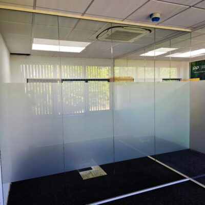 Commercial Glass Partitioning Fitted in Coventry