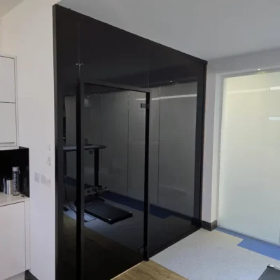 Framed Glazed Door with Side Panels