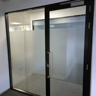 98mm double glazed acoustic partitioning system