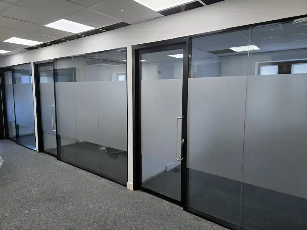 Soundproof Glass Office Partitions in Bath