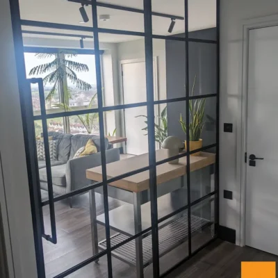 Sliding Glass Divider