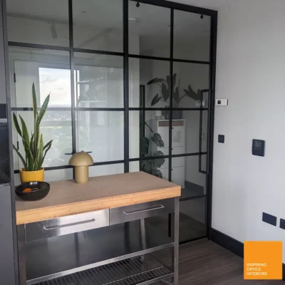 Sliding Glass Door with Side Panel