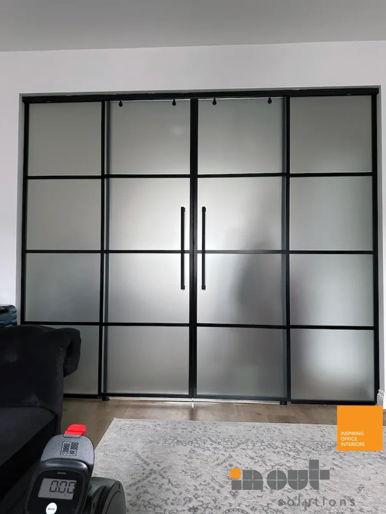 Glass Sliding Double Doors for Liviring Room