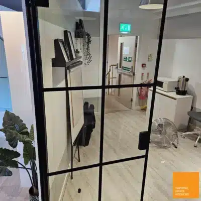 Black Frames Single Door