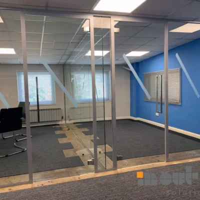 Aluminium Framed Glass Office Partitioning