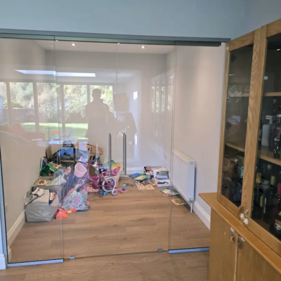 Double Doors with Side Panels