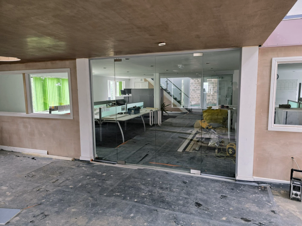 Frameless Glass Partition Guiseley Leeds