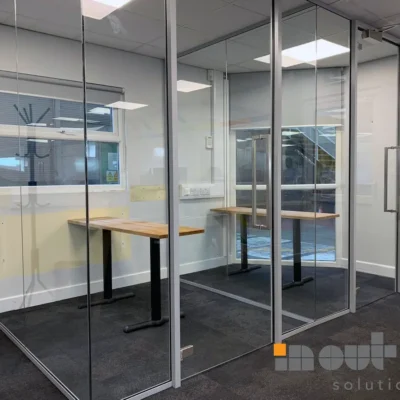 Glass Offices with Framed Glass Doors Harrogate
