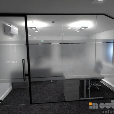 Glass Partition Office Enclosure