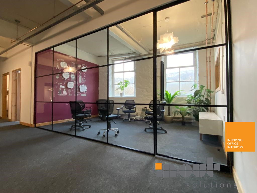 Glass Partition Walls Halifax, Glass Office Wall