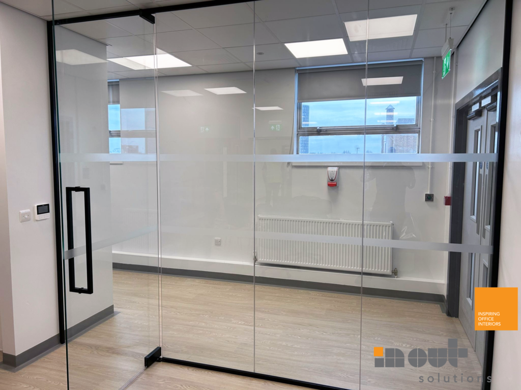 Single Glazed Office Partitioning Leicester