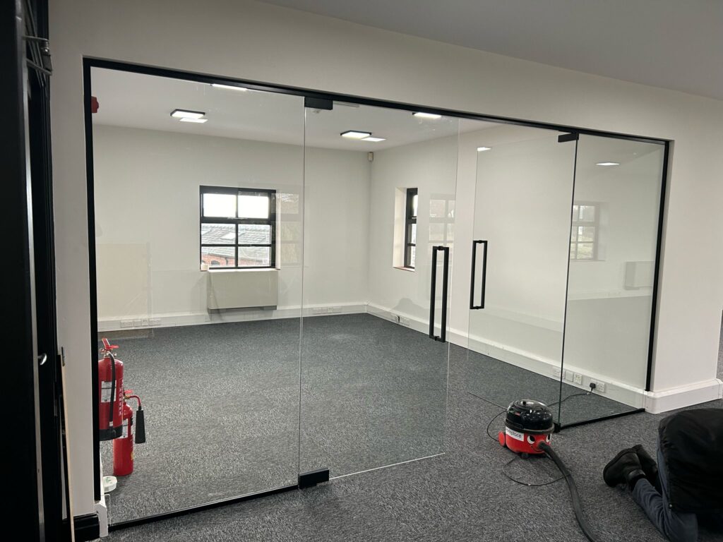 Internal Single Glass Partition Liverpool