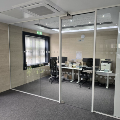 Glass Office Dividers in Sheffield