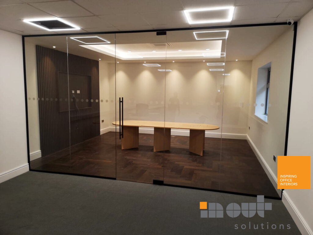 Glass Room Walls Dividers UK Interior Doors Home Installers Glazed Office Partitions Costs Installed Leeds Prices Yorkshire Noise Reducing Double Single Glazing -