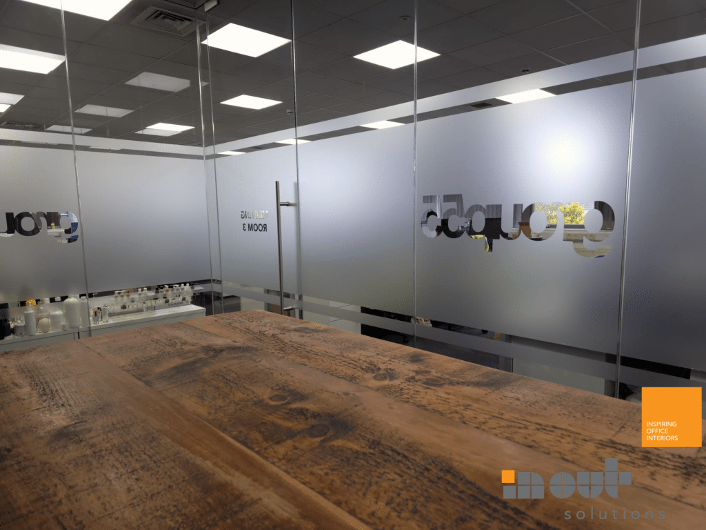 Commercial Frameless Glass Partition
