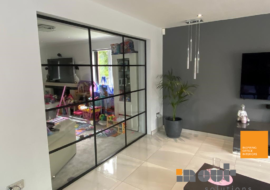 Glass Partition Wall Preston, Glass Room Divider Preston