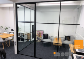 Banded Glass Office Walls Leeds