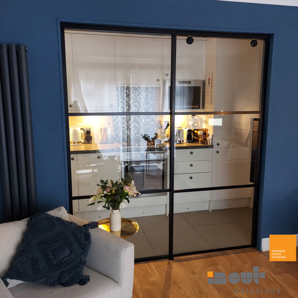 Glass Doors, Bespoke Glass Doors, Bespoke Internal Glass Doors, Crittall Style Glass Doors, Glass Home Dividers, Aluminium Glazed Doors, Glass Crittall Doors, Glass Screen Divider, Internal Glass Door, Made to Measure Glass Doors, Black Glass Doors Internal, Black Frame Glass Doors