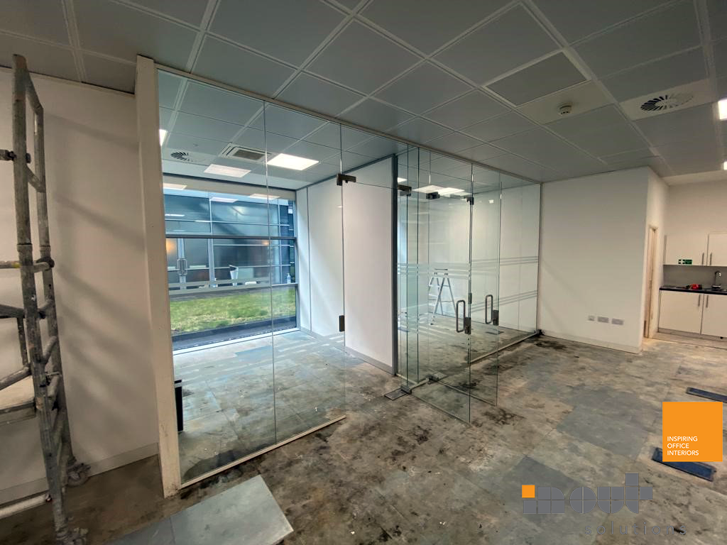 Glass Partition Installation