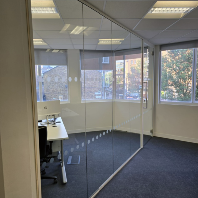 Glazed Office Divider London