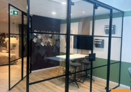 Industrial Style Glass Partitions