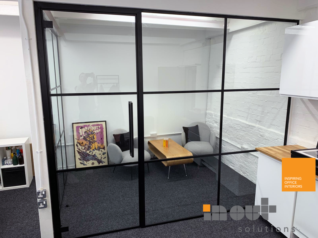 Banded Glass Office Walls Leeds