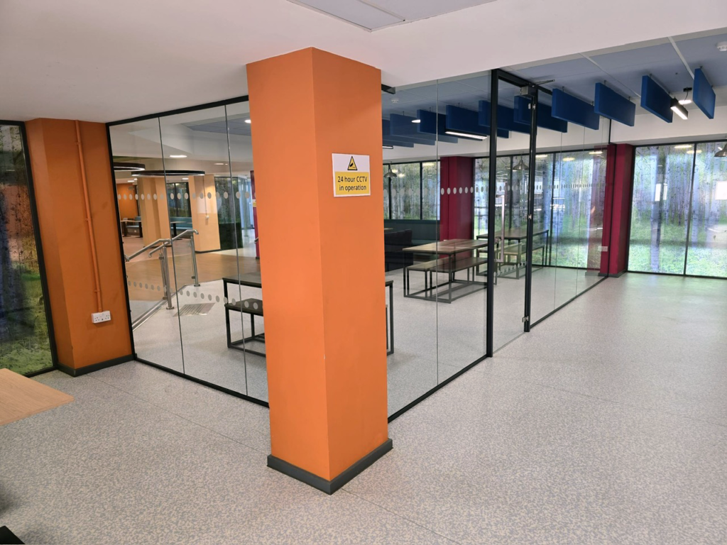 Glass Partitions Installed for Grimsby Institute