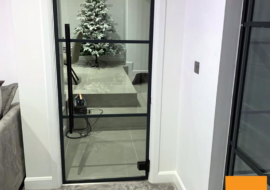 Black Framed Glass Door Yorkshire Internal Glass Doors Yorkshire Aluminium Glass Doors Yorkshire Interior Glass Doors