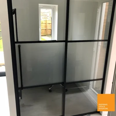 Sliding Door with Side Panel