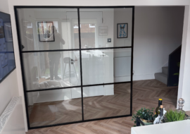 Glass Home Divider, Glass Room Divider