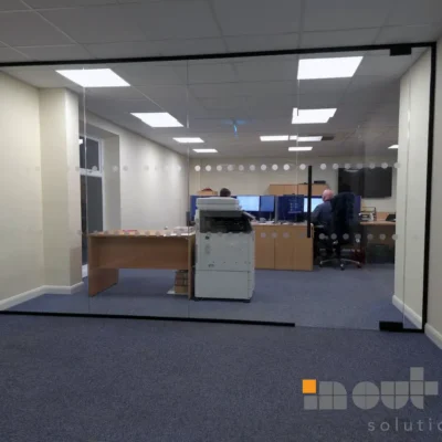 Glass Partition Project in Lincoln