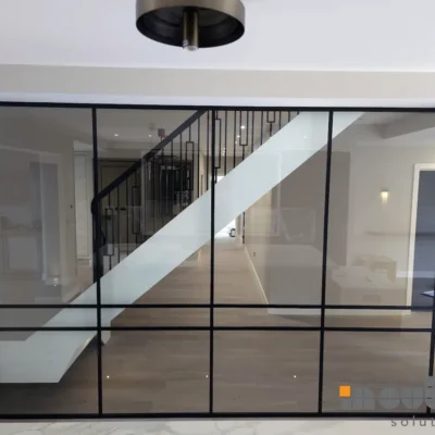Bespoke Made Aluminium Glass Wall