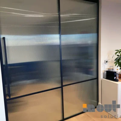 Black Framed Glass Doors London