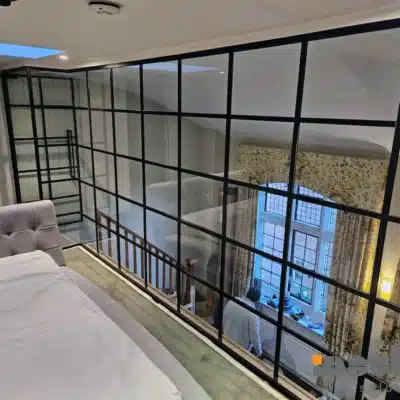 Aluminium Glass Wall with Door