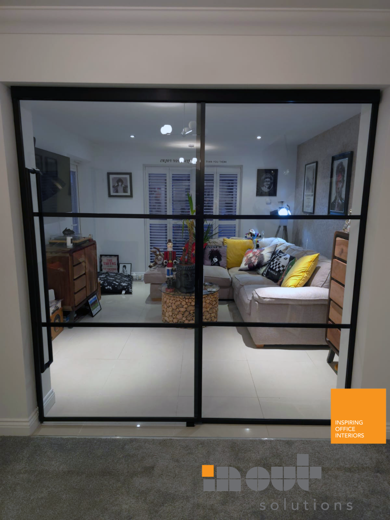 Living Room Glass Partition