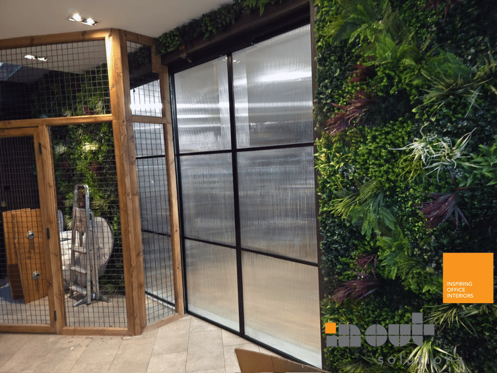Sliding Glass Partition