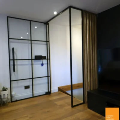 Art Deco Glass Door