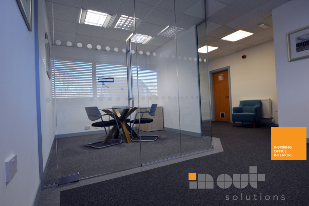 glass partitions Leeds Sheffield Yorkshire Rotherham doors glazed office partitioning glazing bespoke made to measure - 4