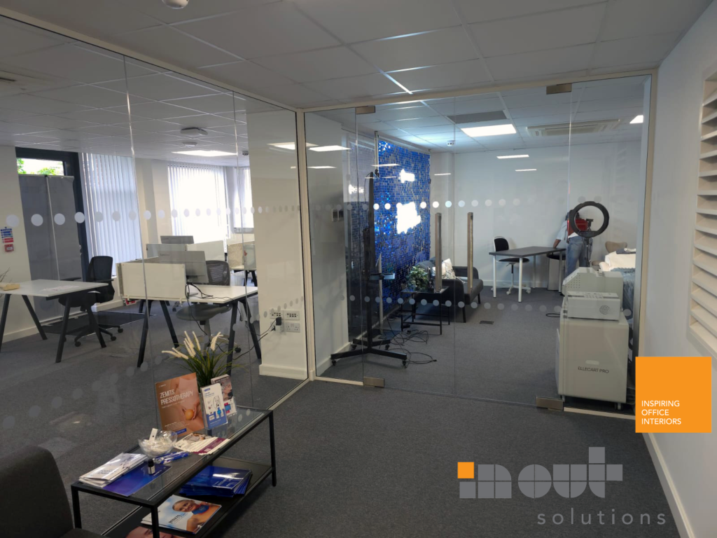 Office Frameless Glass Partitions London