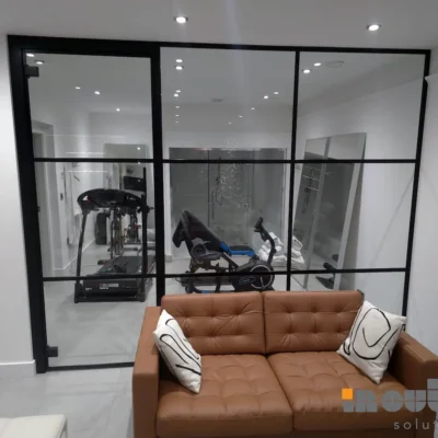 Residential Glass Room Divider