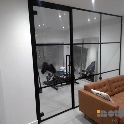 Glass Partition for Home Gym