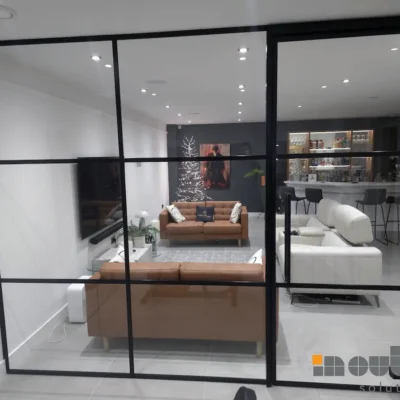 Domestic Glass Room Divider