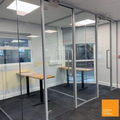Glass Offices with Framed Glass Doors Harrogate