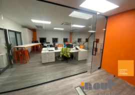 Glass Office Partitioning Hull