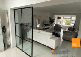 Glass Partition Dividers Leeds, Glass Home Divider